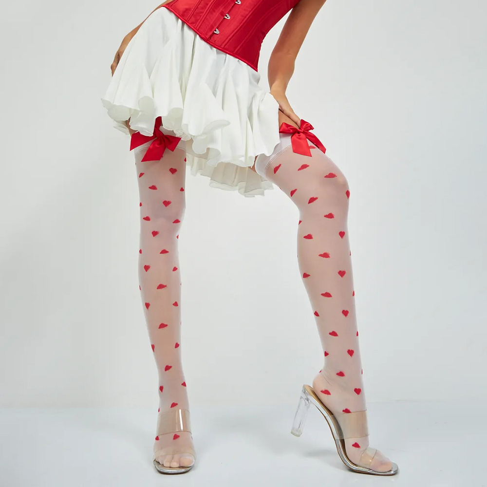 Women Sexy Cute Love Heart Pat - Christmas Stocking Hanging บทวิจารณ์และราคา
