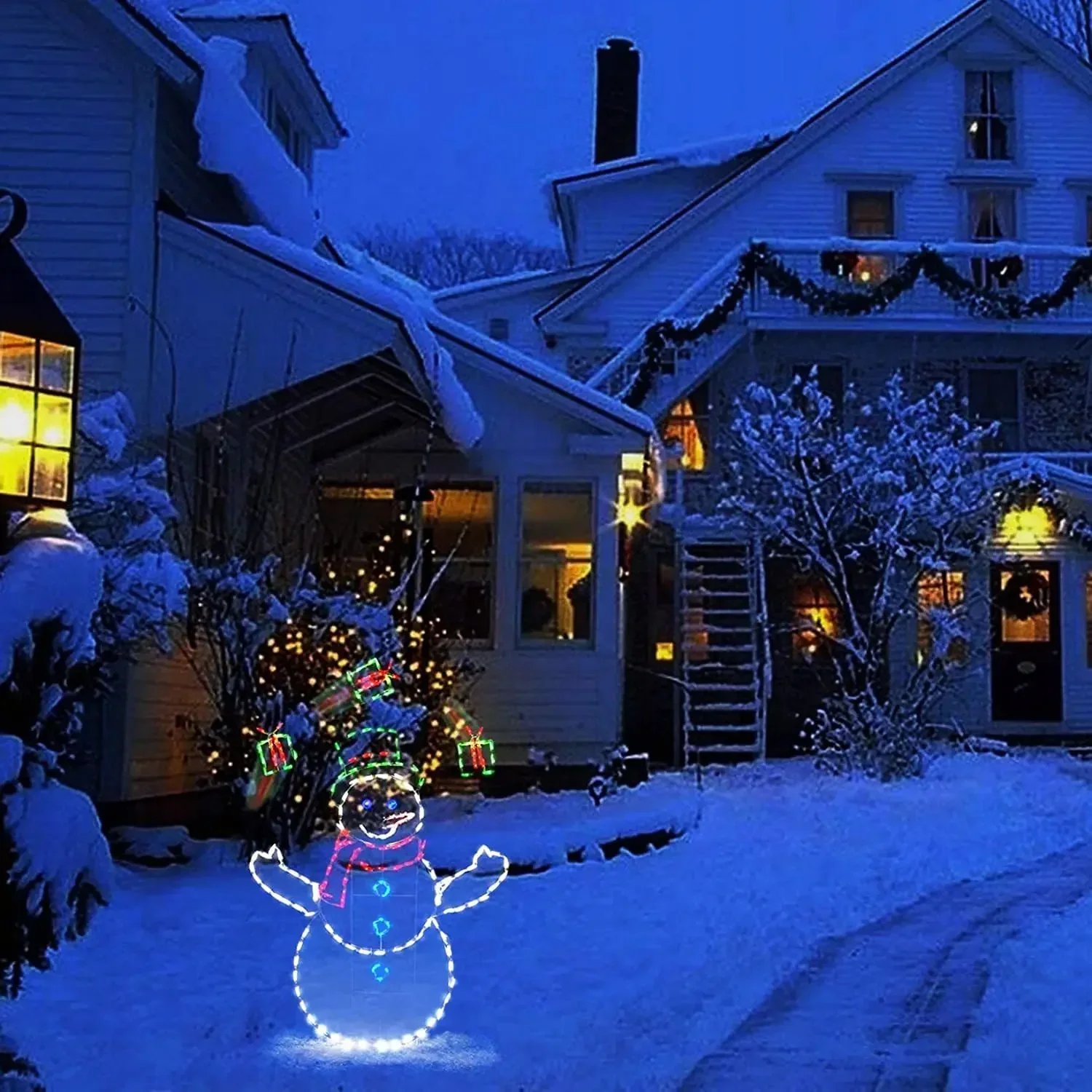 Animated Snowball Light LED Gl - Christmas Lights Outdoor บทวิจารณ์และราคา