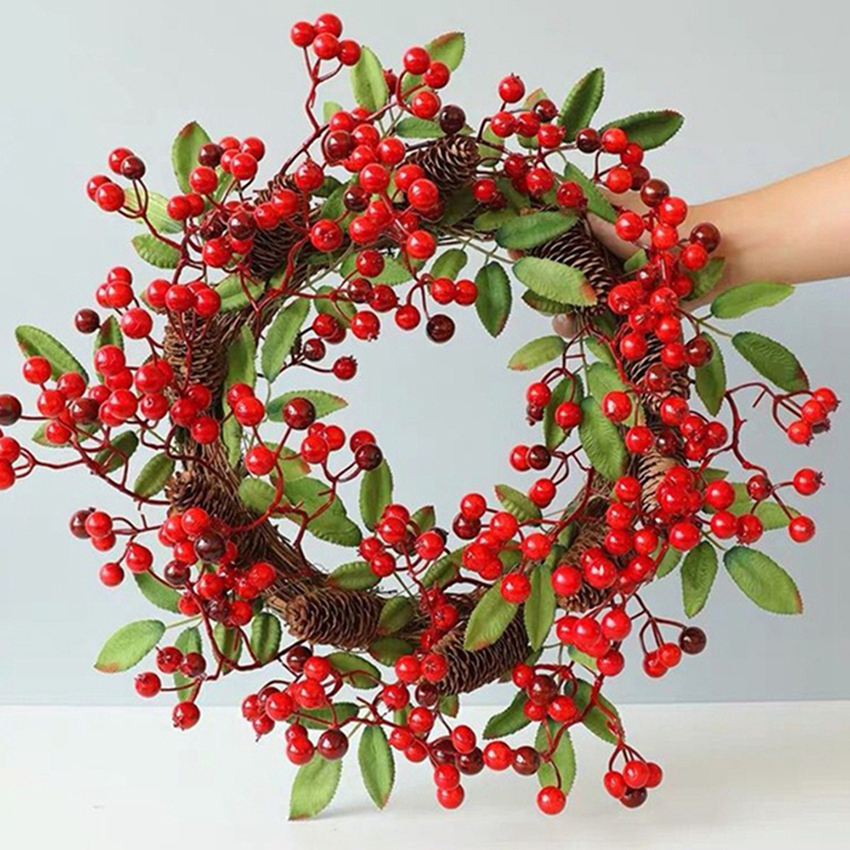 Artificial Rattan Frame Home R - Christmas Wreath Fake บทวิจารณ์และราคา