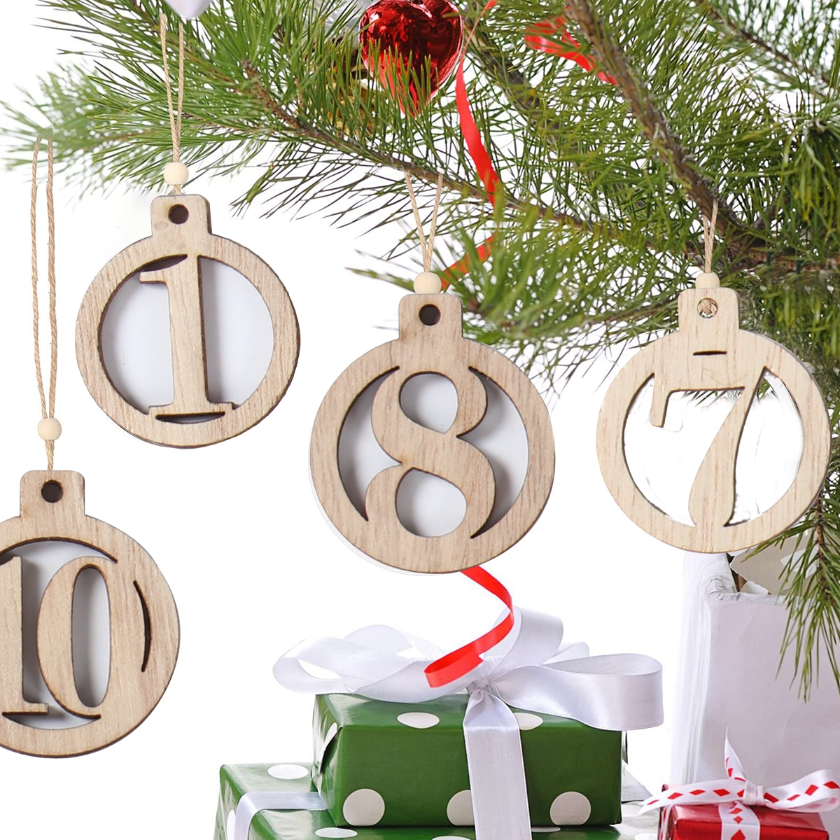 Number 1-25 Digital Wooden Chr - Advent Calendar Gift บทวิจารณ์และราคา