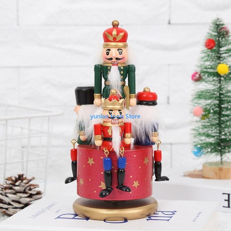 50LB 4 in 1 Wooden Nutcracker  - Nutcracker Figurine บทวิจารณ์และราคา