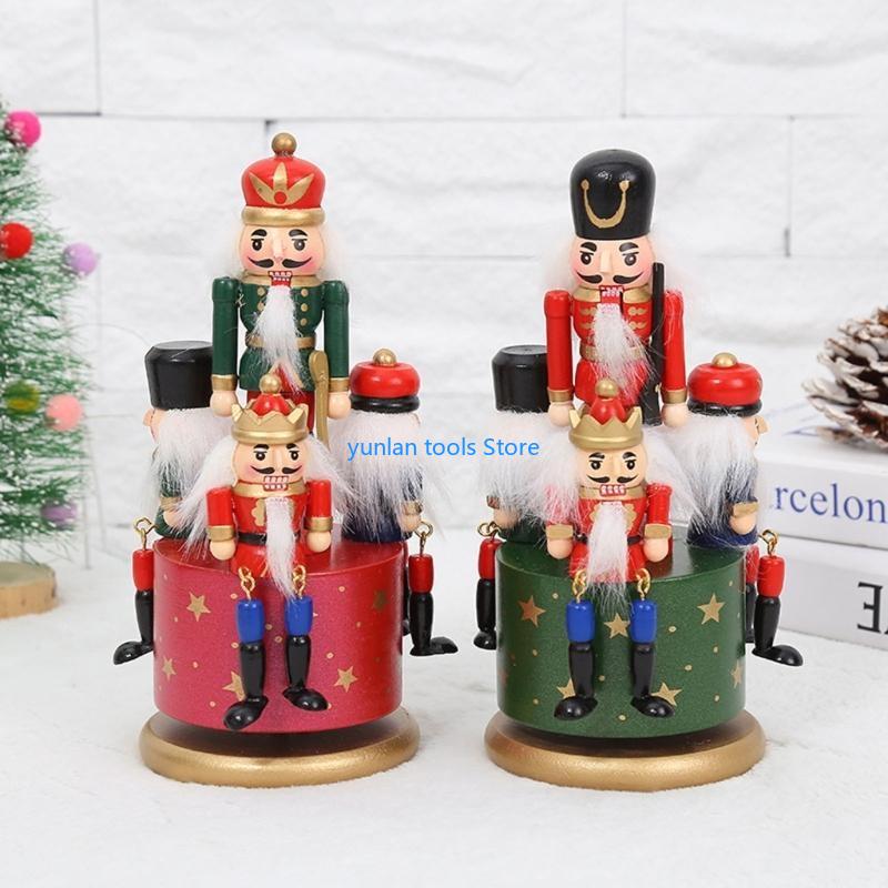 50LB 4 in 1 Wooden Nutcracker  - Nutcracker Figurine บทวิจารณ์และราคา