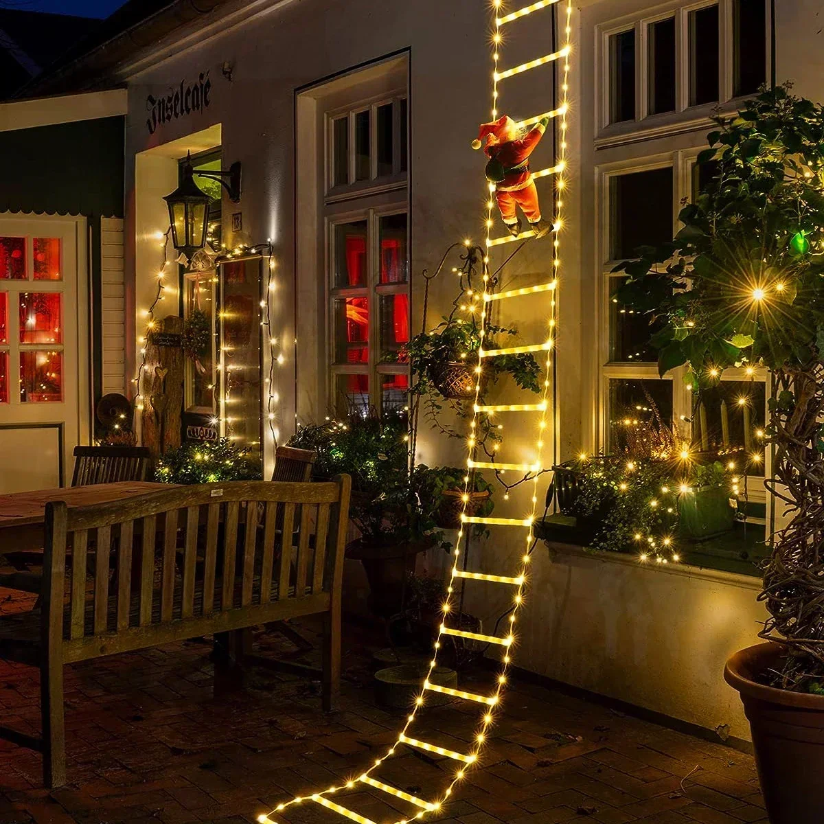 LED Ladder Light for Santa Cla - Christmas Lights Outdoor บทวิจารณ์และราคา