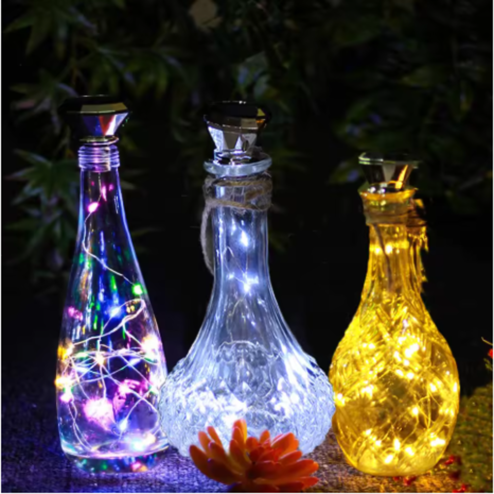 Solar Powered Bottle Stopper S - Led Fairy String Lights บทวิจารณ์และราคา