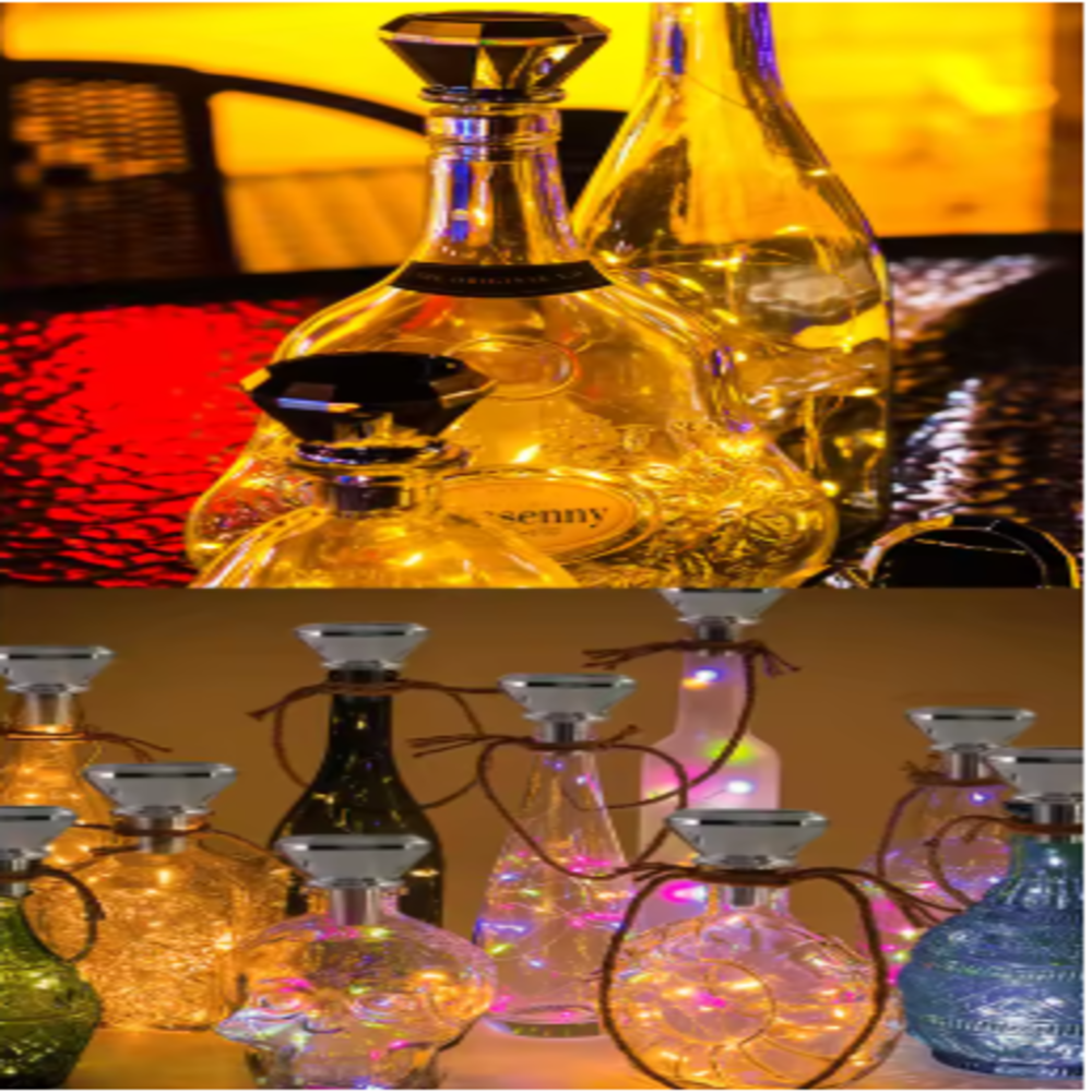 Solar Powered Bottle Stopper S - Led Fairy String Lights บทวิจารณ์และราคา