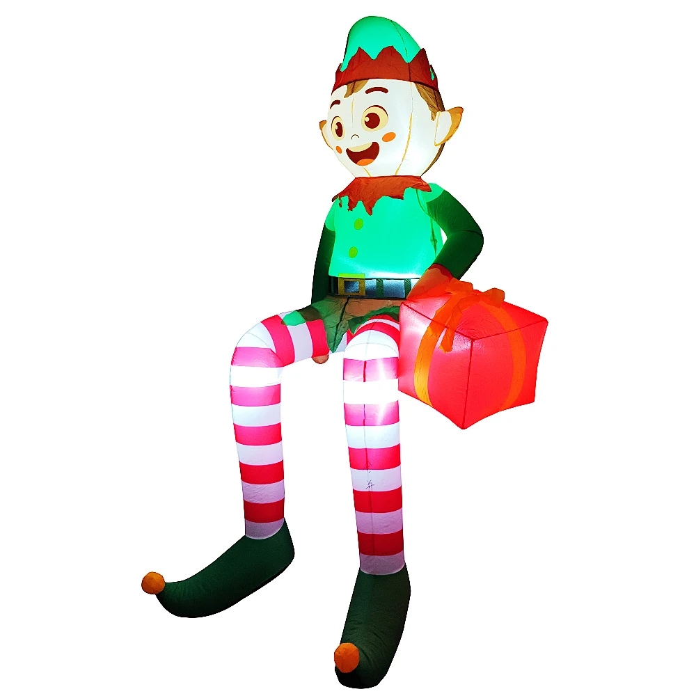 8FT Christmas Inflatable Trim  - Christmas Lights Outdoor บทวิจารณ์และราคา