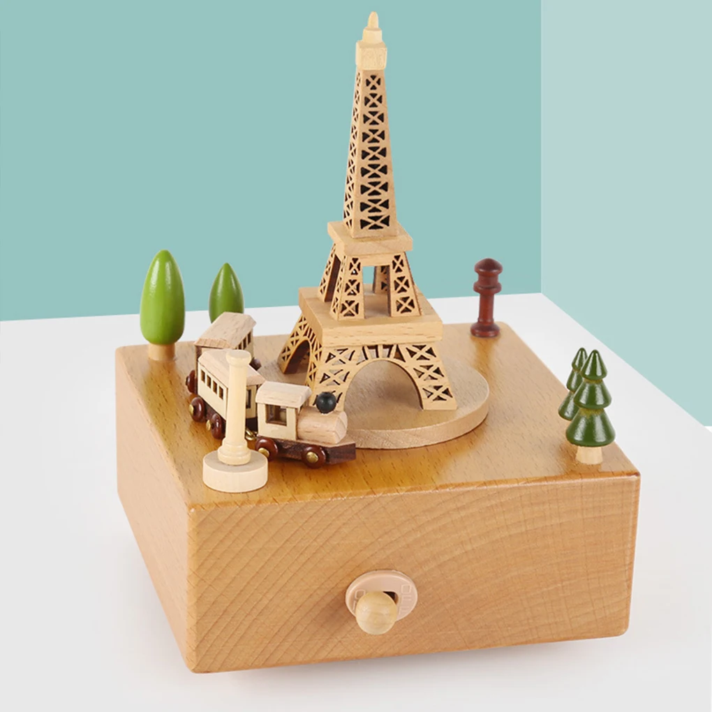 Wooden Carousel Music Box Orna - Snow Globe Musical บทวิจารณ์และราคา
