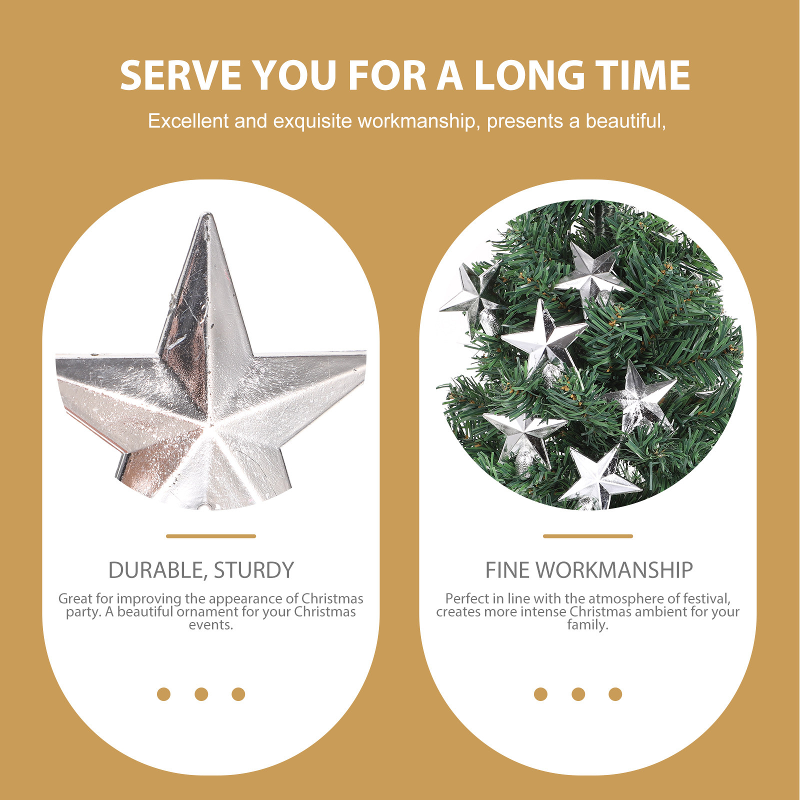 20Pcs Christmas Star Ornament  - Star Tree Topper บทวิจารณ์และราคา