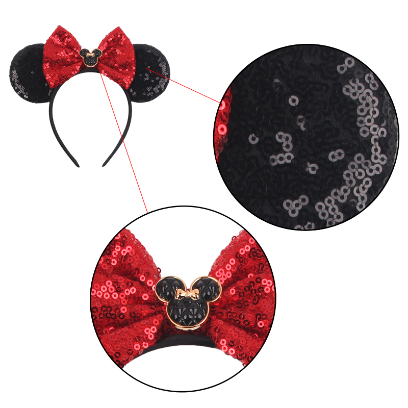 Cute New Mickey Mouse Ears Hea - Reindeer Antlers Headband บทวิจารณ์และราคา