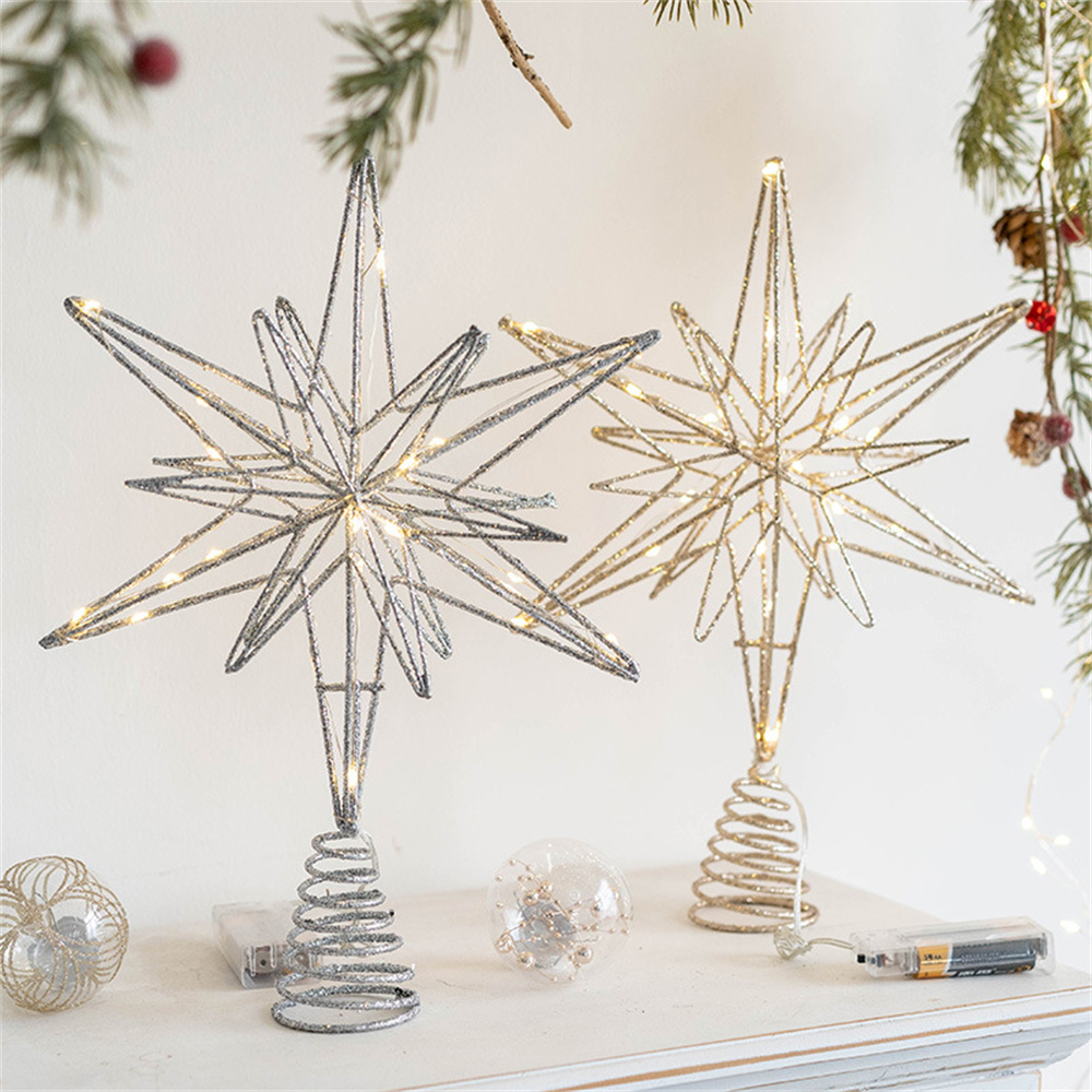 Christmas Tree Toppers Star wi - Star Tree Topper บทวิจารณ์และราคา