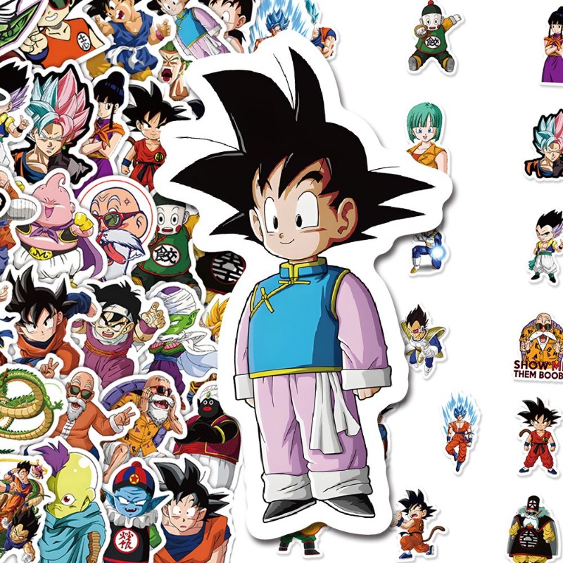 60pcs Anime Dragon Ball sticke - Ornament Ball Set บทวิจารณ์และราคา