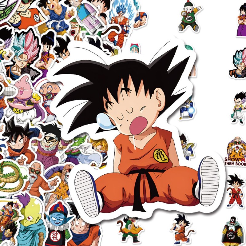 60pcs Anime Dragon Ball sticke - Ornament Ball Set บทวิจารณ์และราคา
