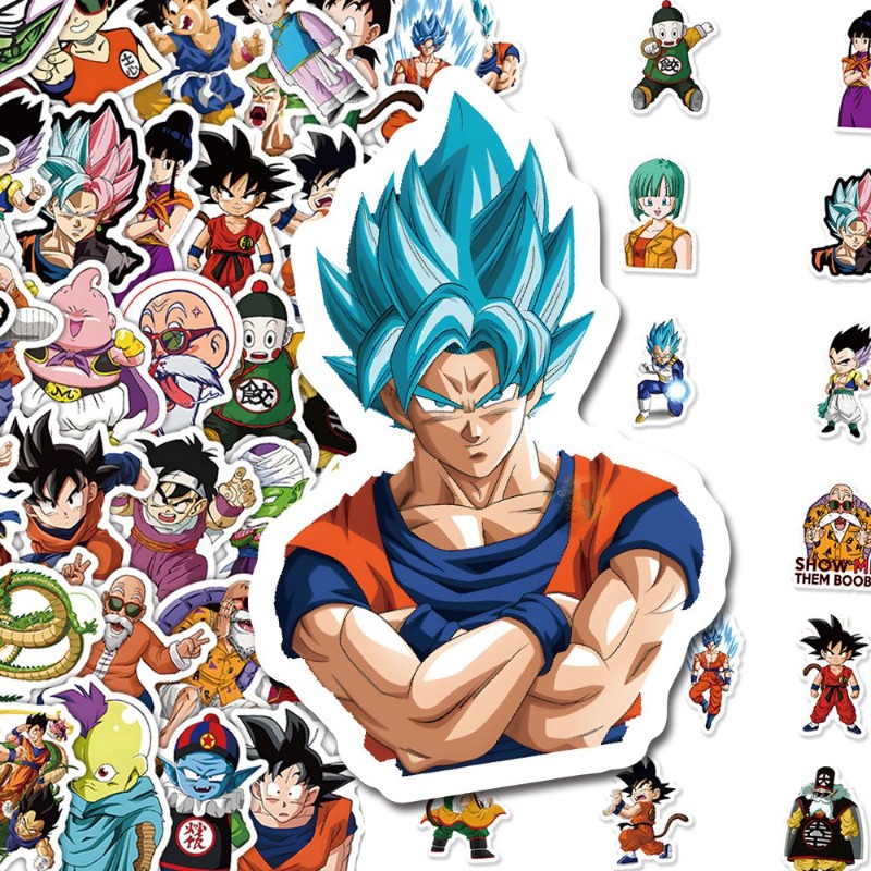 60pcs Anime Dragon Ball sticke - Ornament Ball Set บทวิจารณ์และราคา