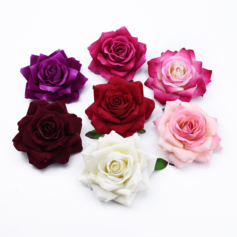 50PCS 10CM Big Roses Artificia - Christmas Wreath Fake บทวิจารณ์และราคา
