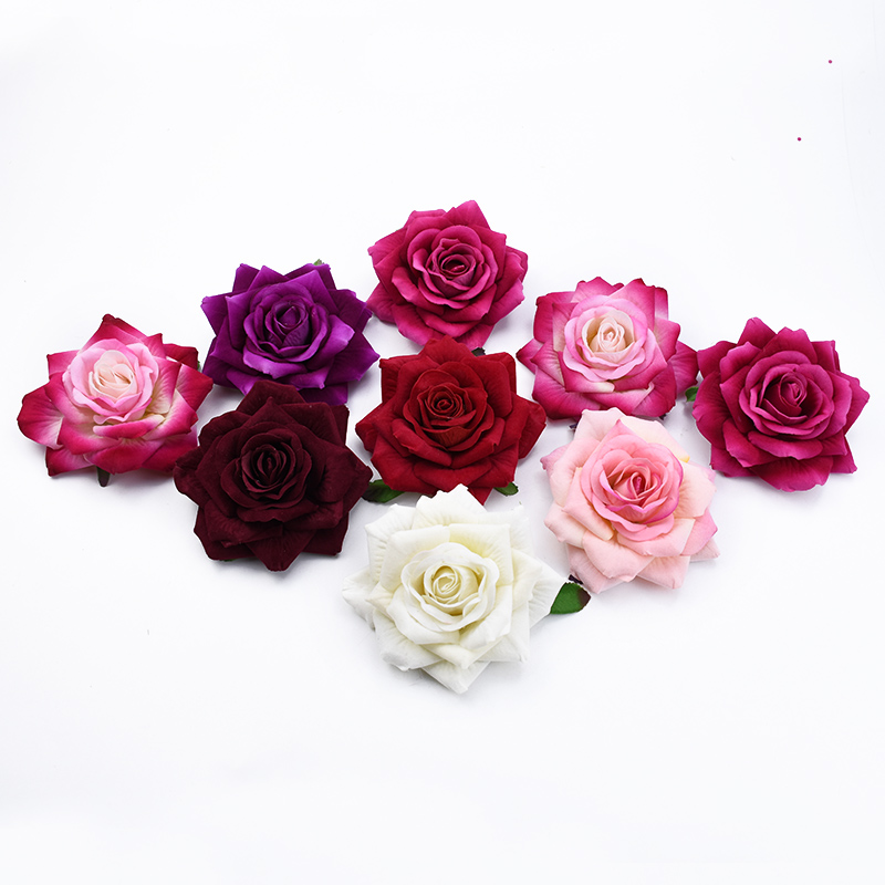 50PCS 10CM Big Roses Artificia - Christmas Wreath Fake บทวิจารณ์และราคา