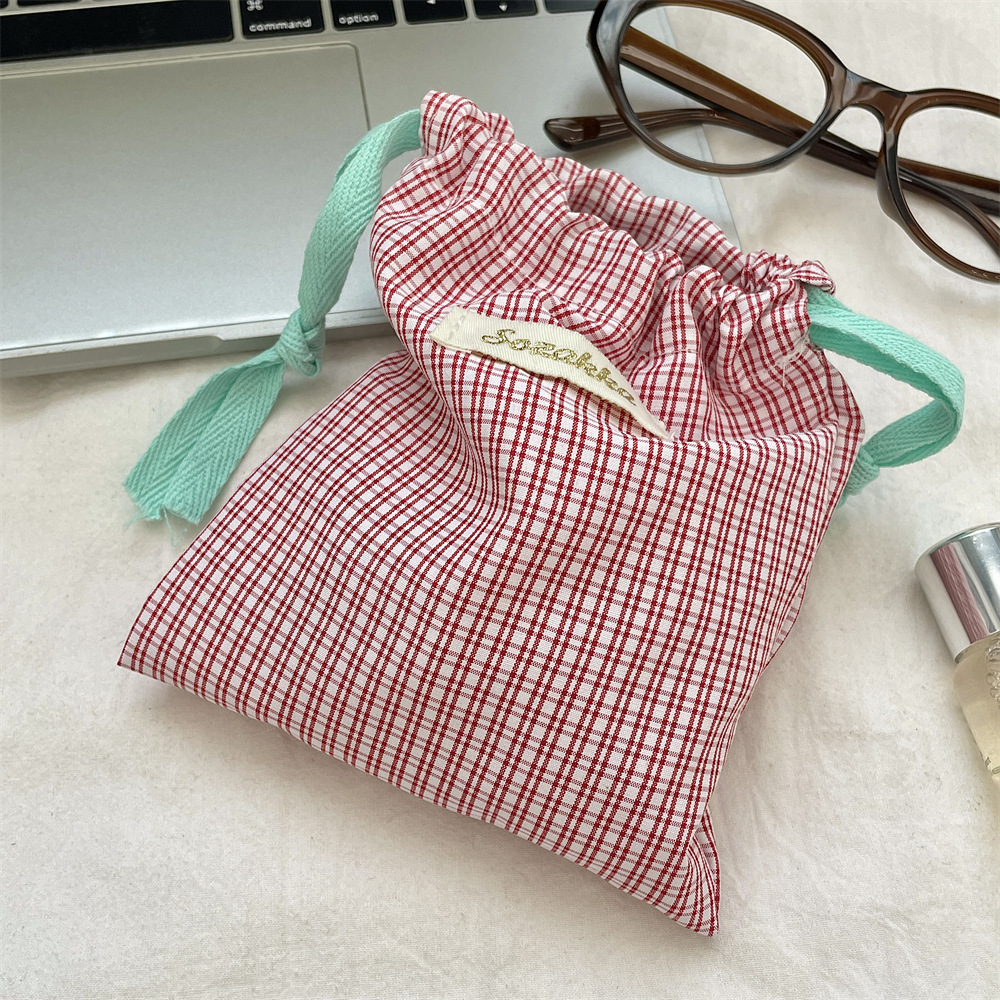 New Plaid Storage Drawstring B - Christmas Throw Blanket บทวิจารณ์และราคา