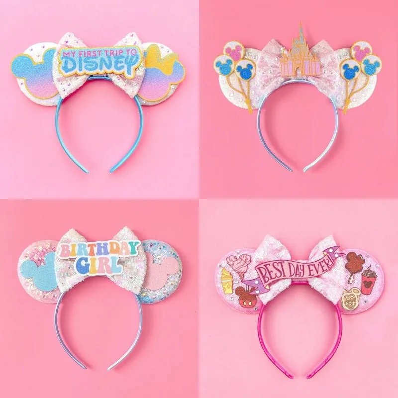 Disney Birthday Girls Mickey M - Ribbon Bow Gift บทวิจารณ์และราคา