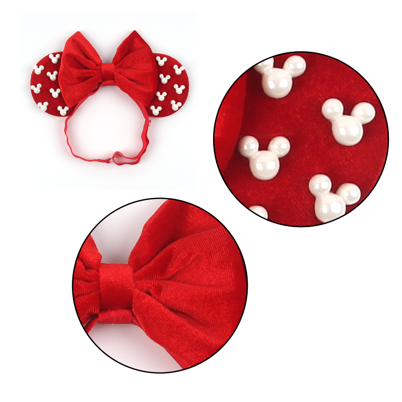 Cute Adjustable Mouse Ears Hea - Ribbon Bow Gift บทวิจารณ์และราคา