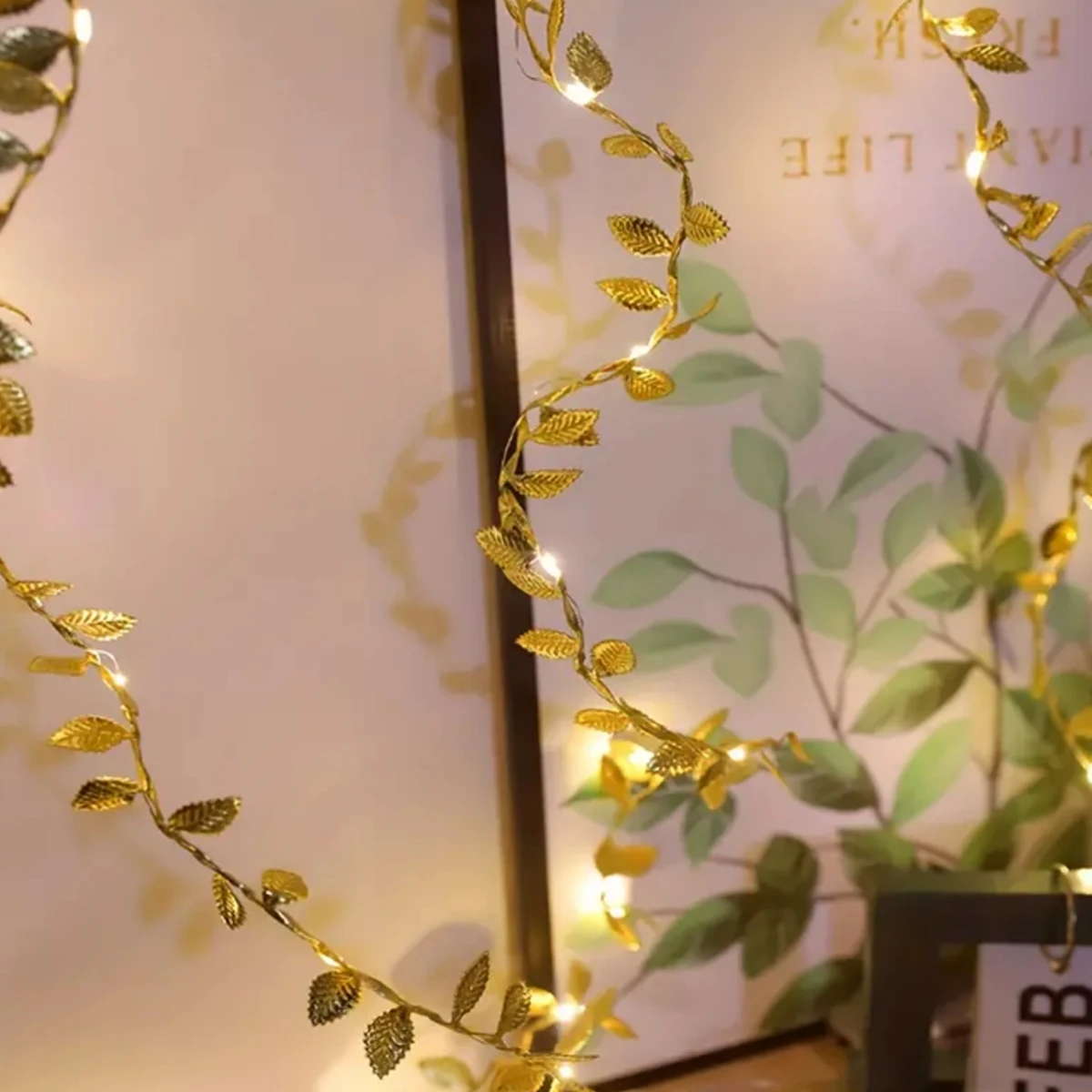 LED Golden Leaves String Light - Led Fairy String Lights บทวิจารณ์และราคา