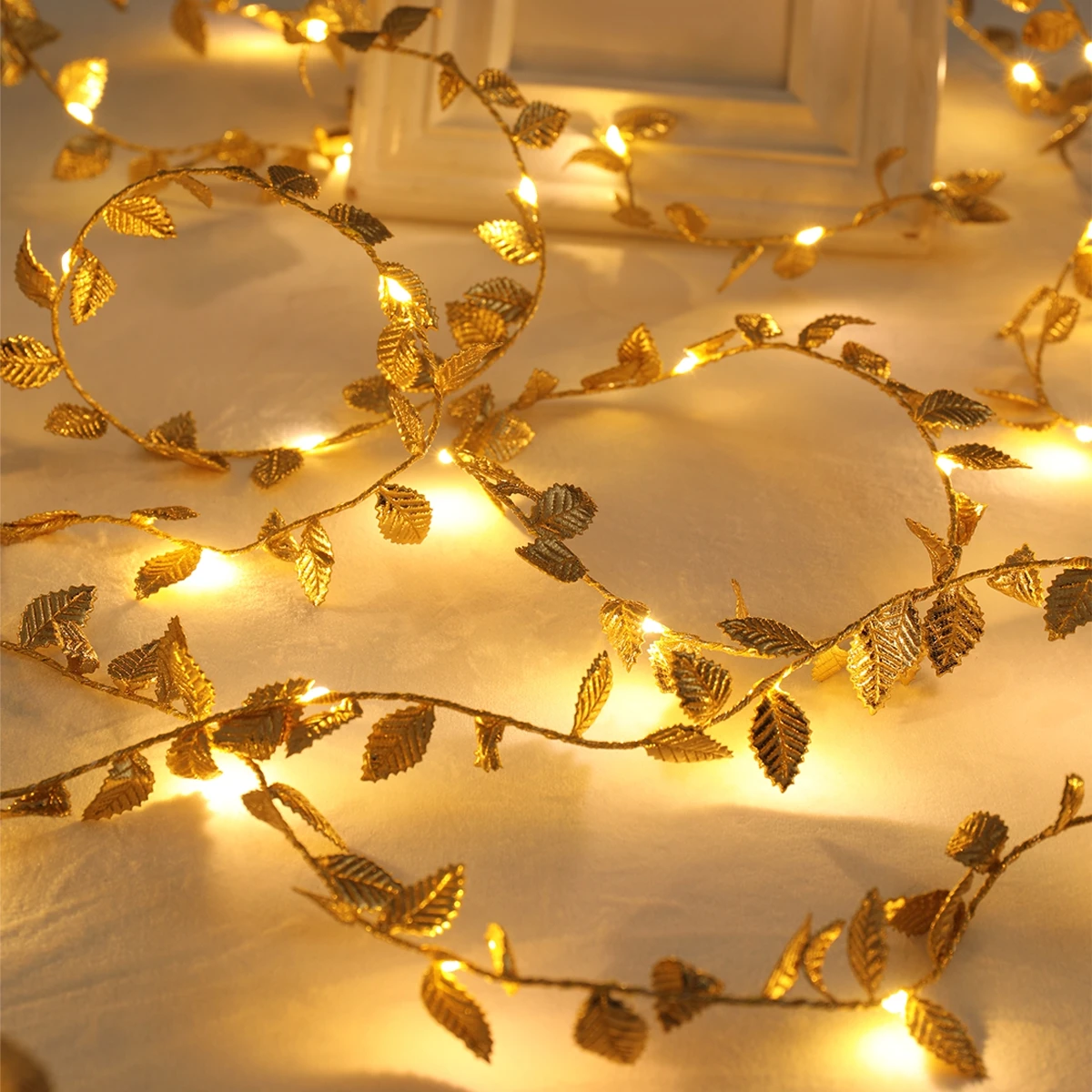 LED Golden Leaves String Light - Led Fairy String Lights บทวิจารณ์และราคา