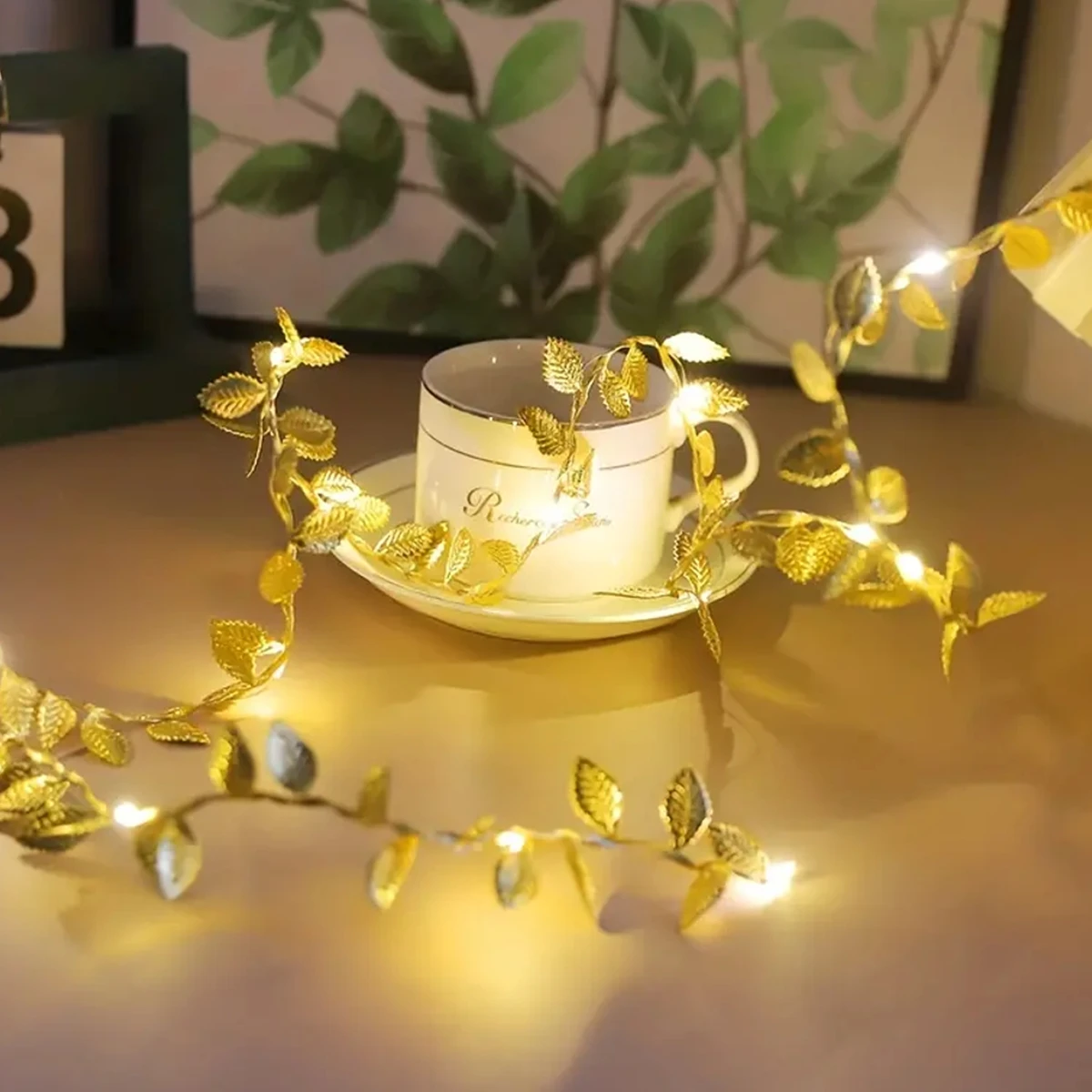 LED Golden Leaves String Light - Led Fairy String Lights บทวิจารณ์และราคา
