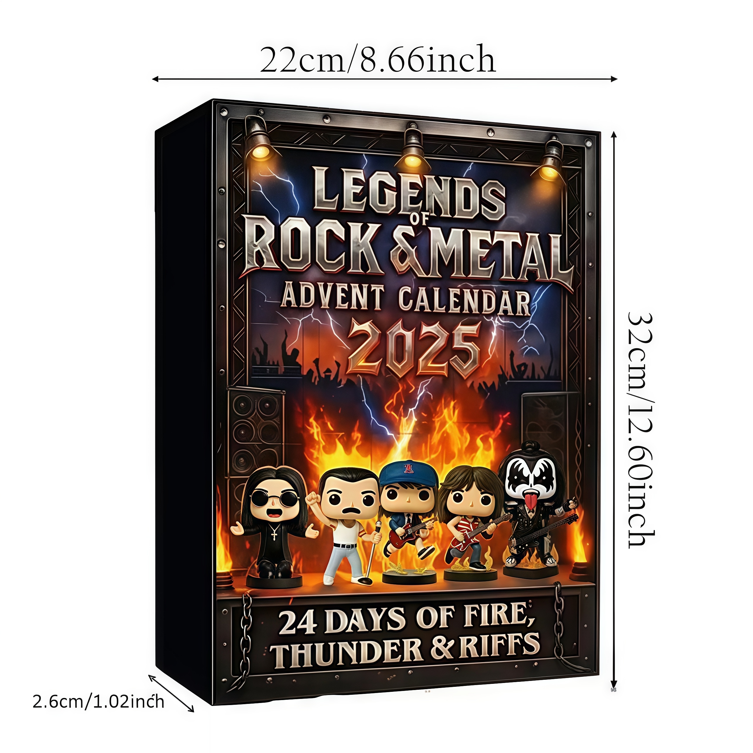 Rock and Metal Advent Calendar - Advent Calendar Gift บทวิจารณ์และราคา