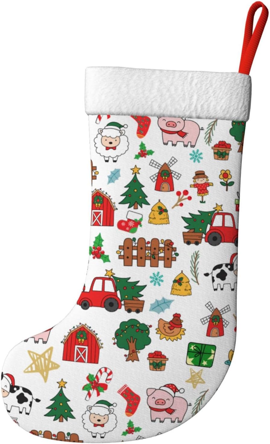Farm Animals Christmas Stockin - Christmas Stocking Hanging บทวิจารณ์และราคา