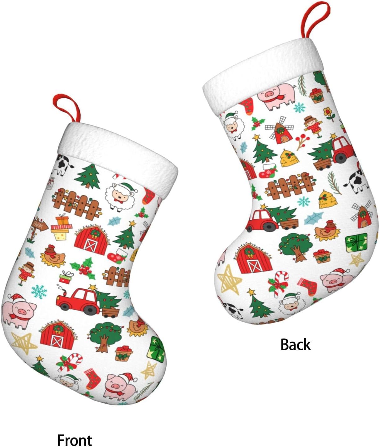 Farm Animals Christmas Stockin - Christmas Stocking Hanging บทวิจารณ์และราคา
