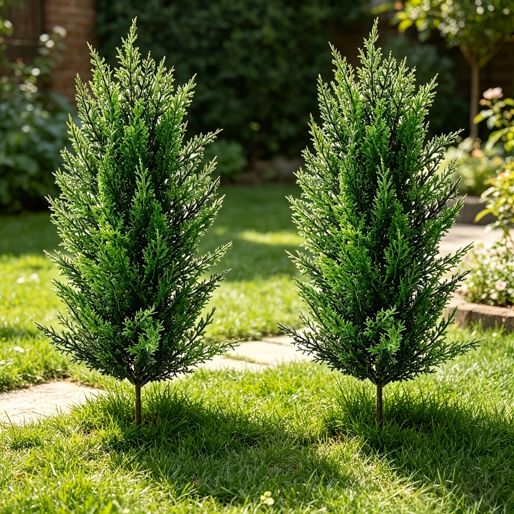 2PC Outdoor Artificial Pine Tr - Christmas Tree Artificial บทวิจารณ์และราคา