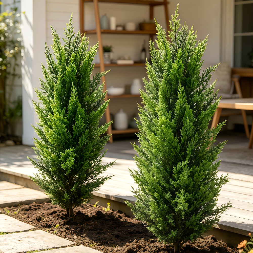 2PC Outdoor Artificial Pine Tr - Christmas Tree Artificial บทวิจารณ์และราคา