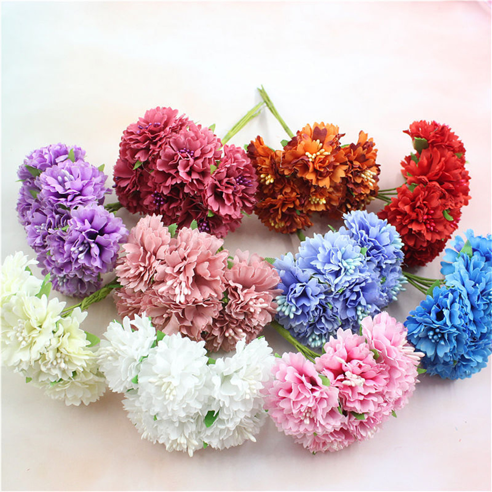18PCS Bouquet Artificial Flowe - Christmas Wreath Fake บทวิจารณ์และราคา