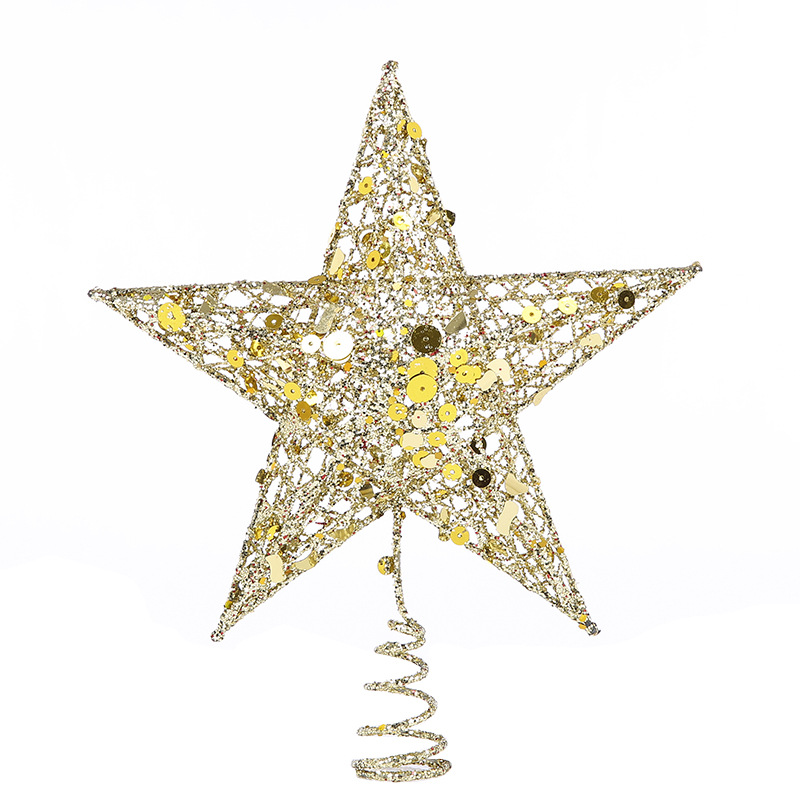 15/20/25/30cm Hollow Star Gold - Star Tree Topper บทวิจารณ์และราคา
