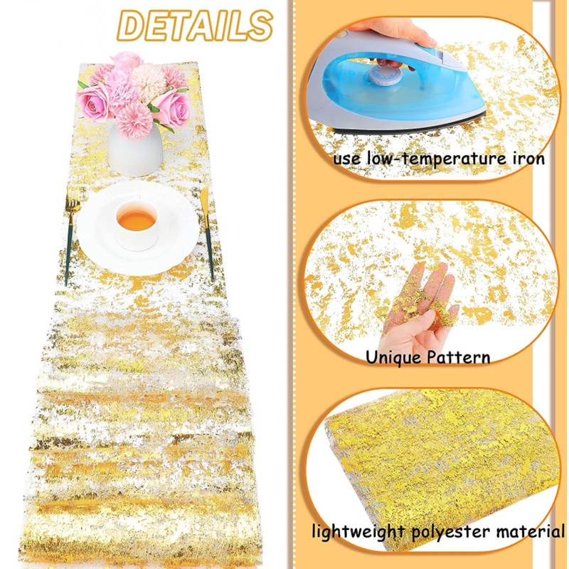 New 2/1Pack Sparkle Table Runn - Christmas Table Runner บทวิจารณ์และราคา