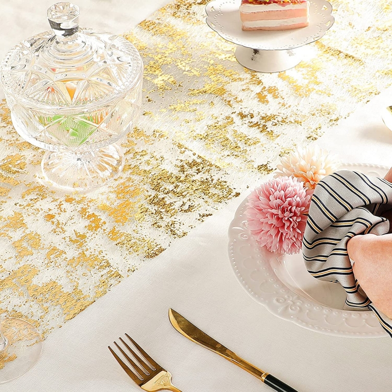 New 2/1Pack Sparkle Table Runn - Christmas Table Runner บทวิจารณ์และราคา