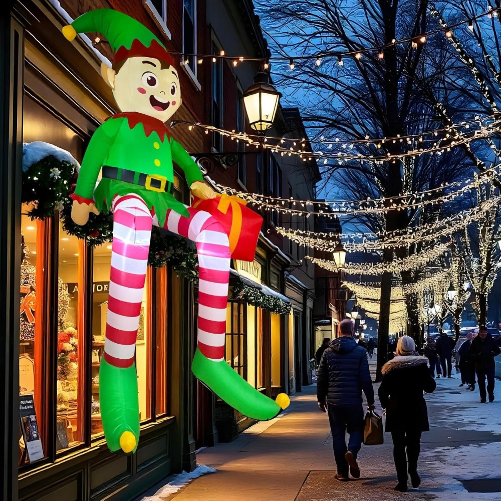 8FT Christmas Inflatables Sitt - Christmas Lights Outdoor บทวิจารณ์และราคา