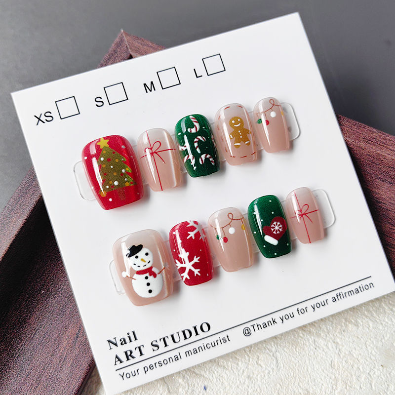 10 Pcs Christmas Half Handmade - Christmas Tree Artificial บทวิจารณ์และราคา
