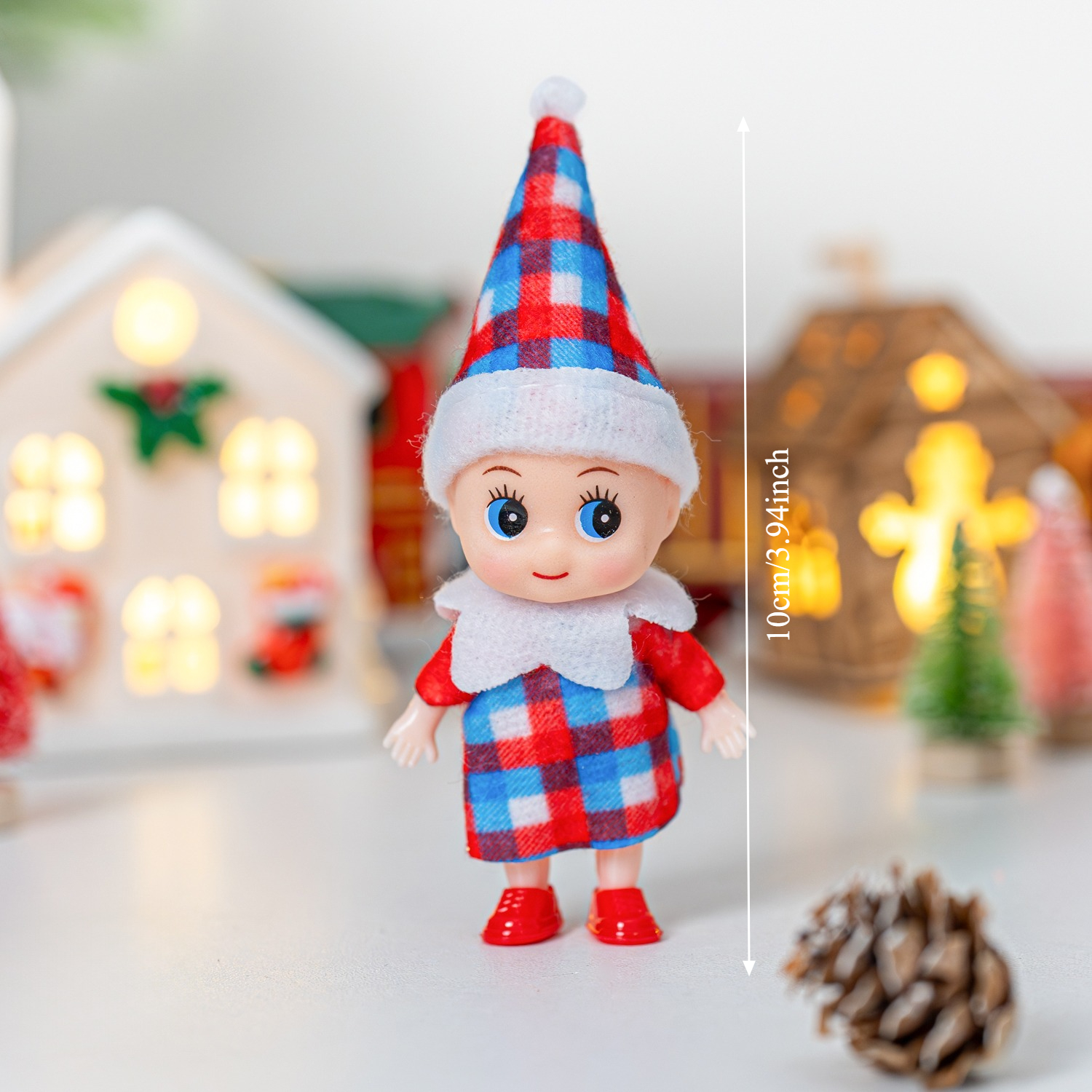 4/5/6 Pcs Mini Baby Elf Christ - Christmas Throw Blanket บทวิจารณ์และราคา