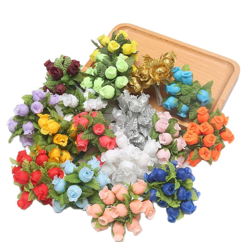 12/36/72/144PCS Rose Artificia - Christmas Wreath Fake บทวิจารณ์และราคา