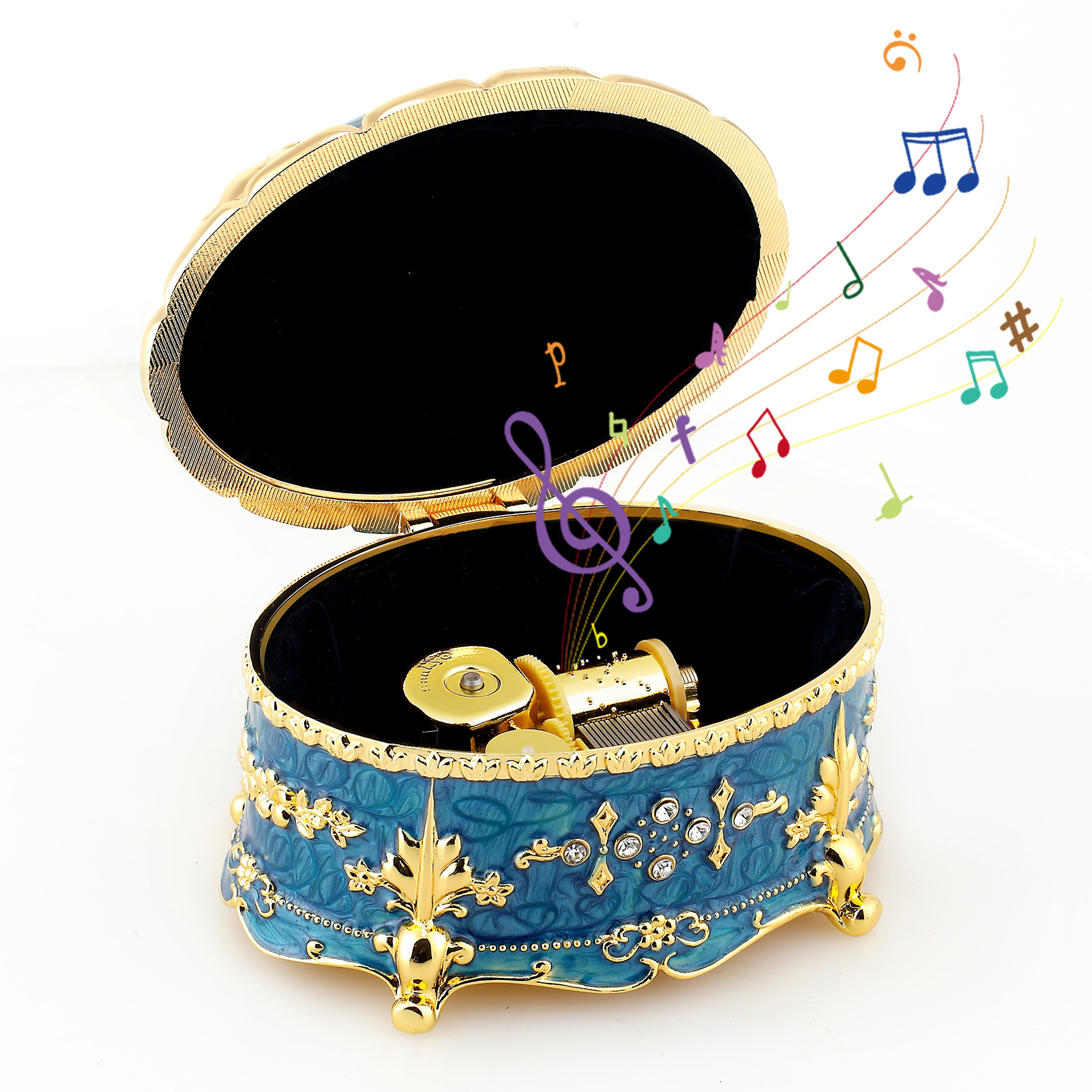 SOFTALK Oval Emboss Alloy Meta - Snow Globe Musical บทวิจารณ์และราคา
