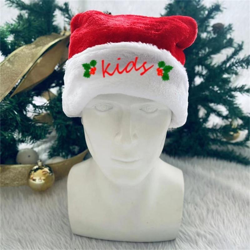 P88A Embroidery Christmas Sant - Santa Hat Plush บทวิจารณ์และราคา