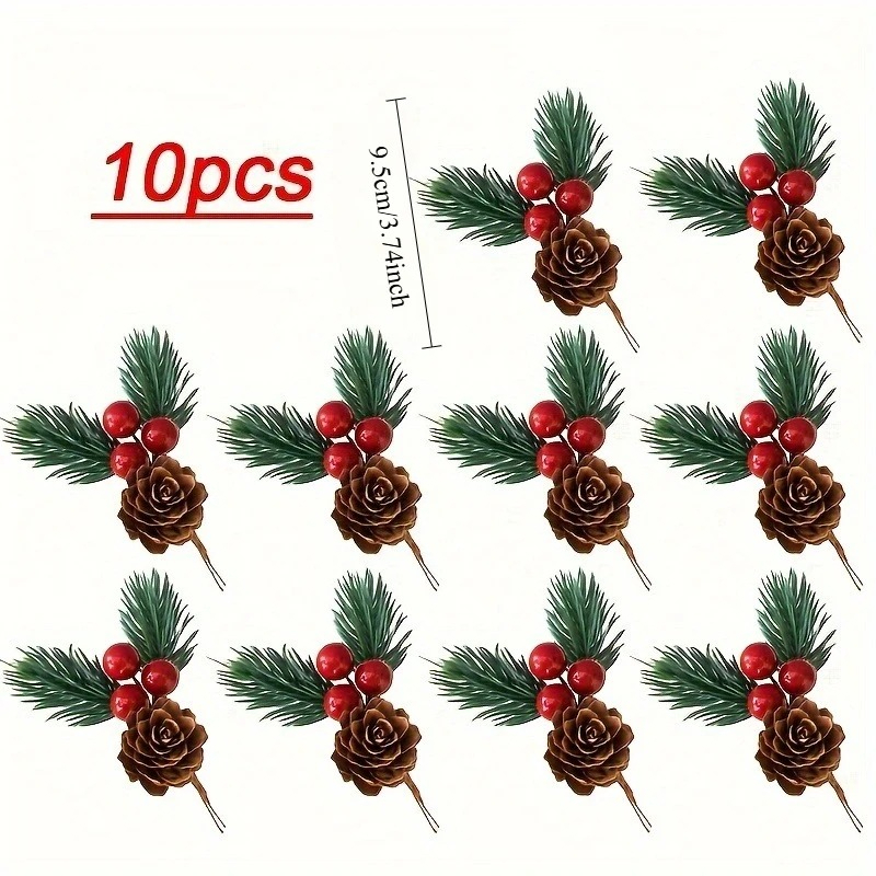 10pcs Set of Artificial Pine C - Christmas Tree Artificial บทวิจารณ์และราคา