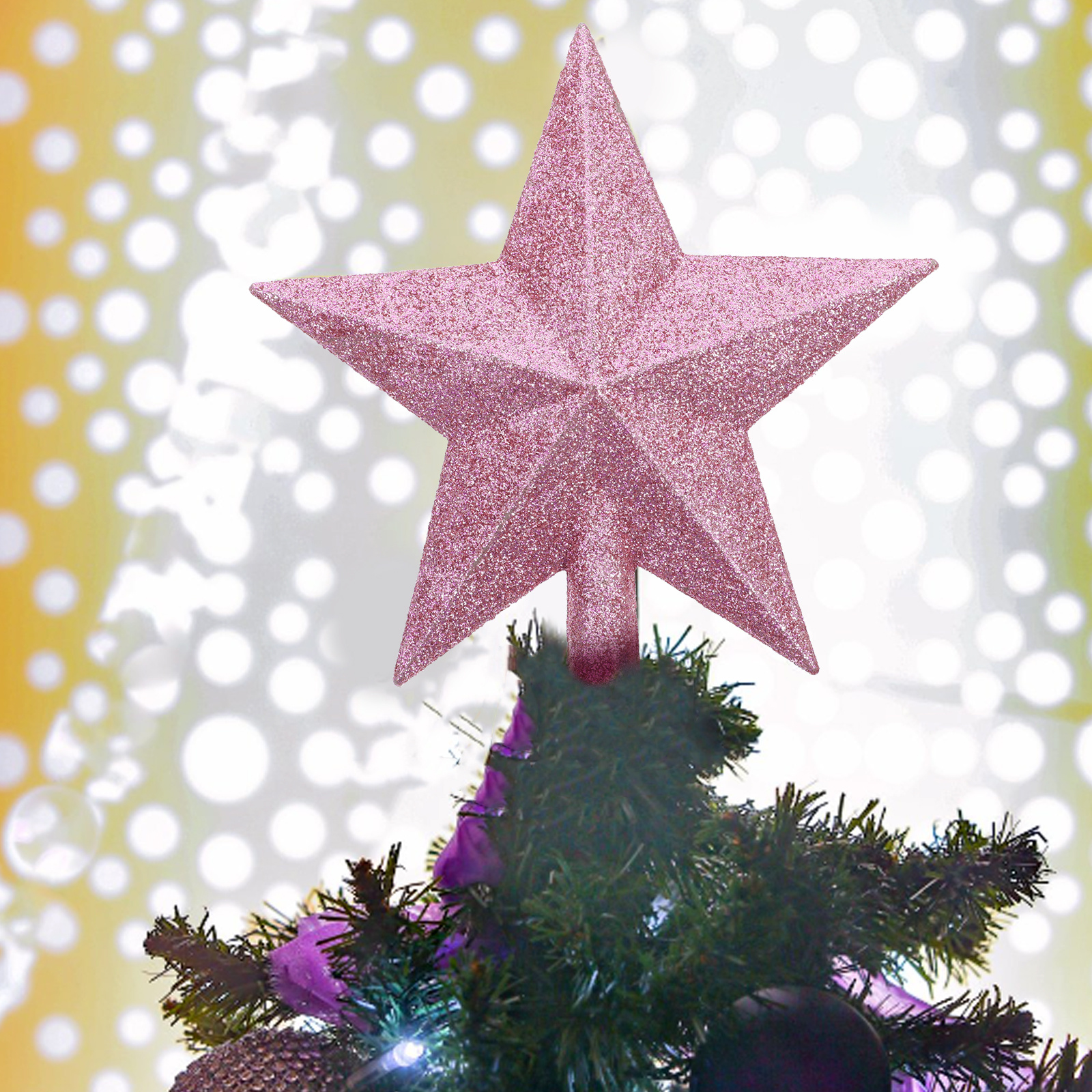 10Pcs Christmas Tree Star Topp - Star Tree Topper บทวิจารณ์และราคา
