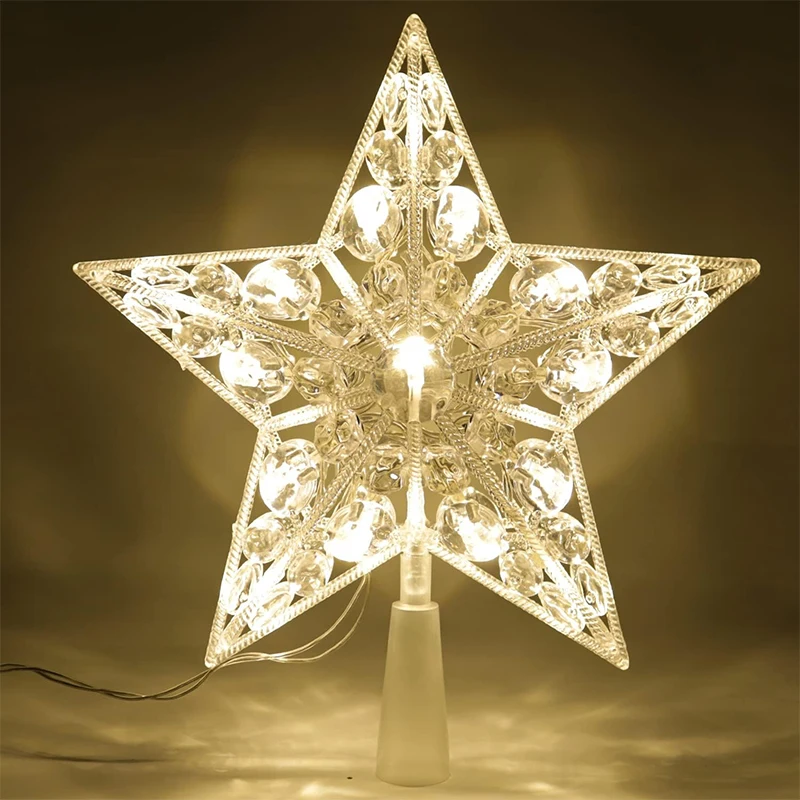 15cm Christmas Decoration Glow - Star Tree Topper บทวิจารณ์และราคา