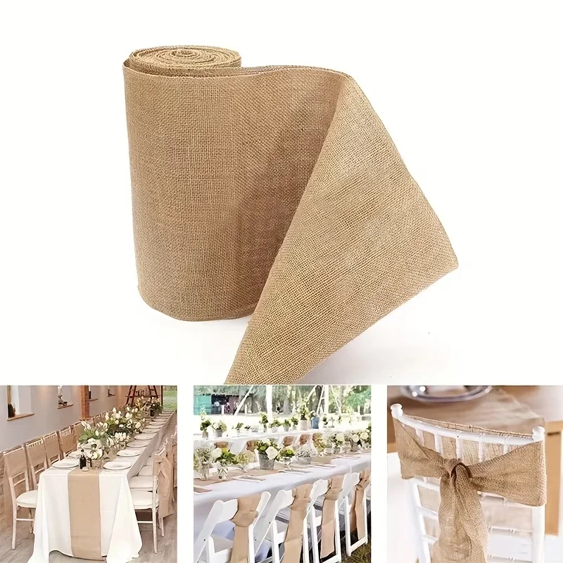 New Desig Beige Burlap Roll 30 - Christmas Table Runner บทวิจารณ์และราคา