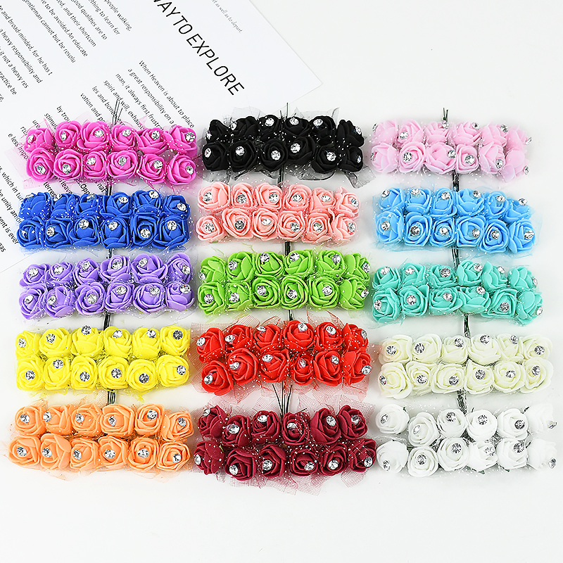 144pcs Mini Artificial Flowers - Christmas Wreath Fake บทวิจารณ์และราคา