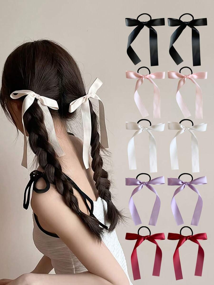 2pcs/set women's fashion multi - Ribbon Bow Gift บทวิจารณ์และราคา