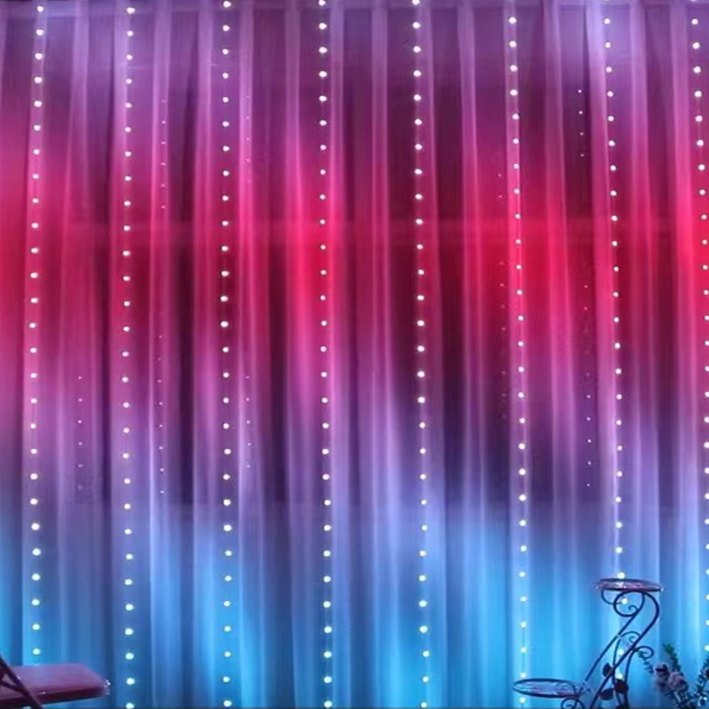 3M RGB Smart LED Curtain Light - Led Fairy String Lights บทวิจารณ์และราคา