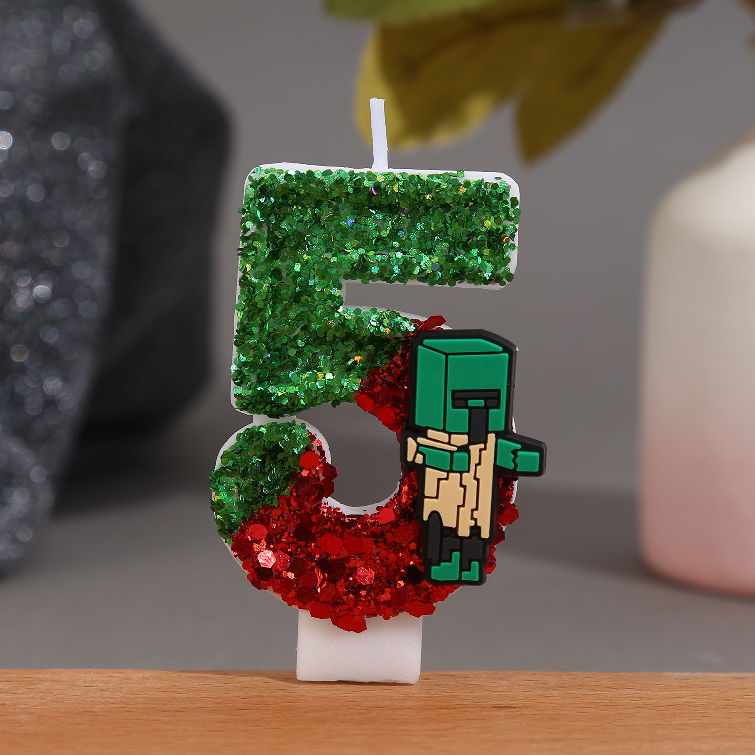 Minecraft Creative Cartoon Num - Holiday Candle Set บทวิจารณ์และราคา