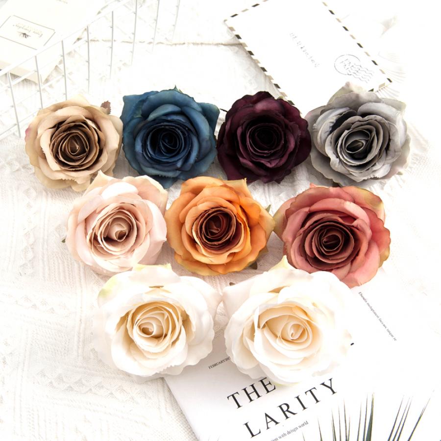 5/10PCS Artificial Flowers Who - Christmas Wreath Fake บทวิจารณ์และราคา