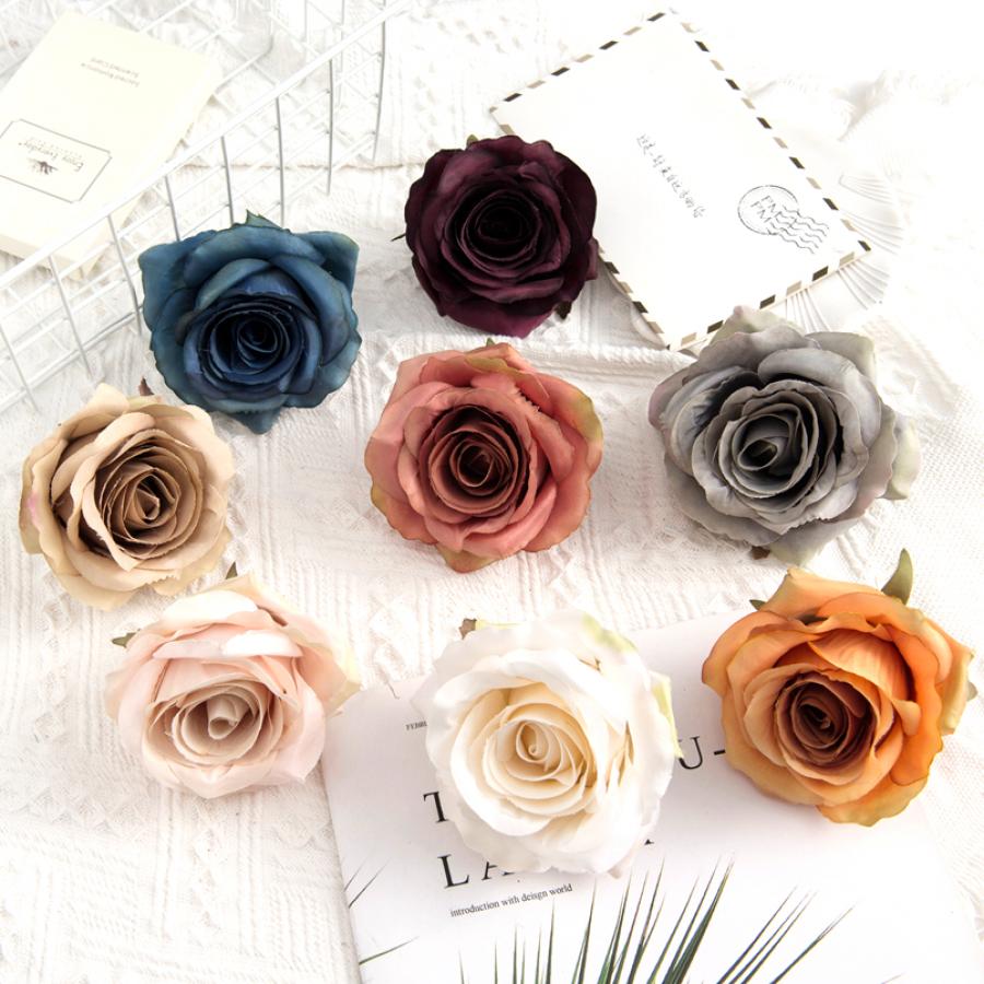 5/10PCS Artificial Flowers Who - Christmas Wreath Fake บทวิจารณ์และราคา
